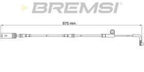 VILLAR WI0602 - TESTIGOS DE FRENO BREMSI = 670 MM BMW 5..,6..