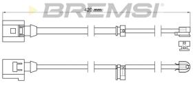 BREMSI WI0614 - TESTIGOS DE FRENO BREMSI = 420 MM AUDI Q7 PORSC VW