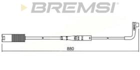 BREMSI WI0617 - TESTIGOS DE FRENO BREMSI = 880 MM BMW 5..,6..