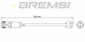 BREMSI WI0634 - TESTIGOS DE FRENO BREMSI = 117 MM MERCEDES