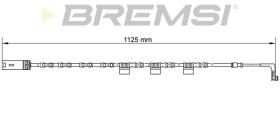 BREMSI WI0646 - TESTIGOS DE FRENO BREMSI = 1125 MM MINI COOPER,ONE