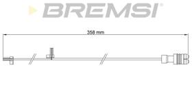 BREMSI WI0657 - TESTIGOS DE FRENO BREMSI =355 MM PORSCHE BOXSTER