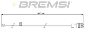 BREMSI WI0662 - TESTIGOS DE FRENO BREMSI =500 MM PORSCHE 911