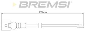 BREMSI WI0665 - TESTIGOS DE FRENO BREMSI =270 MM AUDI TT VW GOLF