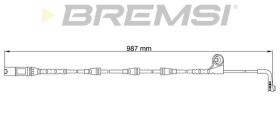 BREMSI WI0670 - TESTIGOS DE FRENO BREMSI =990 MM BMW X6