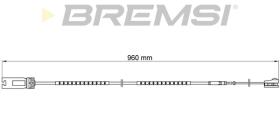 VILLAR WI0699 - TESTIGOS DE FRENO BREMSI = 960 MM MINI COOPER,ONE