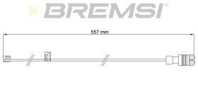 BREMSI WI0708 - TESTIGOS DE FRENO BREMSI = 555 MM PORSCHE 911