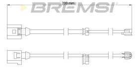 BREMSI WI0709 - TESTIGOS DE FRENO BREMSI = 230 MM PORSCHE PANAMERA