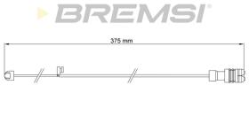 BREMSI WI0710 - TESTIGOS DE FRENO BREMSI =370 MM PORSCHE