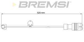 BREMSI WI0711 - TESTIGOS DE FRENO BREMSI =525 MM PORSCHE 911