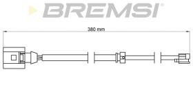BREMSI WI0712 - TESTIGOS DE FRENO BREMSI =370 MM AUDI A3 SEAT LEON