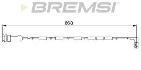 BREMSI WI0730 - TESTIGOS DE FRENO BREMSI = 860 MM OPEL OMEGA