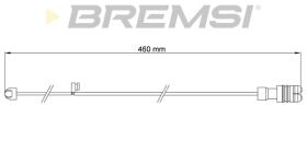 BREMSI WI0741 - TESTIGOS DE FRENO BREMSI = 460 MM PORSCHE CAYMAN