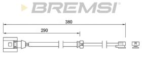 BREMSI WI0747 - TESTIGOS DE FRENO BREMSI = 380 MM PORSCHE CAYENNE