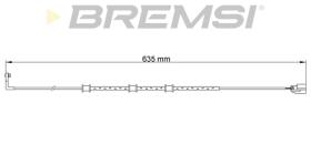 BREMSI WI0757 - TESTIGOS DE FRENO BREMSI =635 MM JAGUAR F TYPE