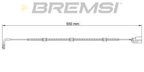 BREMSI WI0758 - TESTIGOS DE FRENO BREMSI =550 MM JAGUAR F TYPE