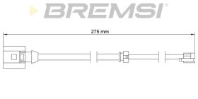 BREMSI WI0766 - TESTIGOS DE FRENO BREMSI = 275 MM PORSCHE BOXSTER