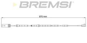 BREMSI WI0774 - TESTIGOS DE FRENO BREMSI =255 MM AUDI A6 A8