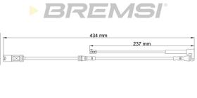 BREMSI WI0801 - TESTIGOS DE FRENO BREMSI =435 MM MINI CLUBMAN