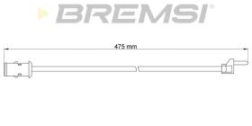 BREMSI WI0903 - TESTIGOS DE FRENO BREMSI =475 MM IVECO DAILY