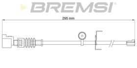 BREMSI WI0907 - TESTIGOS DE FRENO BREMSI =295 MM LEXUS LS