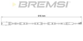 BREMSI WI0925 - TESTIGOS DE FRENO BREMSI =925 MM BMW 5, 7