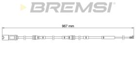BREMSI WI0936 - TESTIGOS DE FRENO BREMSI = 967 MM BMW I8