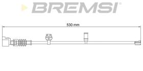 BREMSI WI0939 - TESTIGOS DE FRENO BREMSI =535 MM LEXUS LS