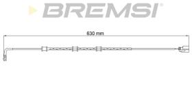 BREMSI WI0943 - TESTIGOS DE FRENO BREMSI =630 MM JAGUAR XK