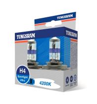 TUNGSRAM 93098624 - H4 LAMP.FARO SPORTLIGHT+30 4200K (JUEGO) XENON LOOK