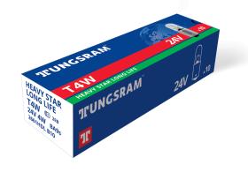 TUNGSRAM 93108010 - LAMPARA T4W 24V4W HEAVY STAR