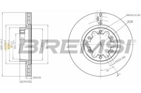 BREMSI CD5339V - DISCOS DE FRENO DEL. DIA.290 VENT. RENAU. MAXIT