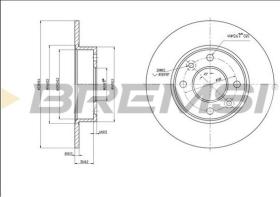 TRW CD6070S - DISCOS DE FRENO DEL. DIA.238 SOLID RENAULT CLIO