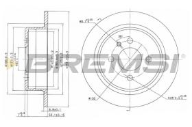 VALEO CD6093S - DISCOS DE FRENO TRAS. DIA.258 SOLID BMW 320