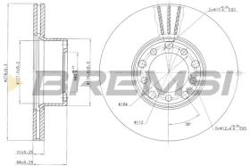 LUCAS CD6143V - DISCOS DE FRENO DEL. DIA.278 VENT. MERCED S380