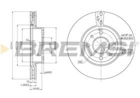 TRW CD6178V - DISCOS DE FRENO DEL. DIA.257 VENT. ALFA 164