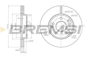 VALEO CD6181V - DISCOS DE FRENO DEL. DIA.284 VENT. MERCED E250