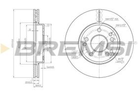 BREMSI CD6181V - DISCOS DE FRENO DEL. DIA.284 VENT. MERCED E250