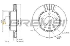 TRW CD6188V - DISCOS DE FRENO DEL. DIA.258 VENT. OPEL OMEGA