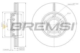 TRW CD6311V - DISCOS DE FRENO DEL. DIA.276 VENT. AUDI 200