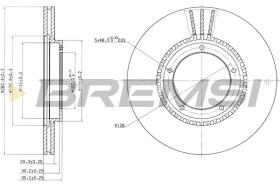 BREMSI CD6312V - DISCOS DE FRENO DEL. DIA.282 VENT. PORSCHE 911