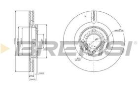 LUCAS CD6339V - DISCOS DE FRENO DEL. DIA.280 VENT. SEAT IBIZA