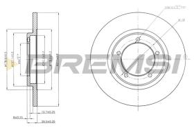 TRW CD6419S - DISCOS DE FRENO DEL. DIA.211 SOLID DAIHATSU FER