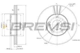 BREMSI CD6600V - DISCOS DE FRENO DEL. DIA.280 VENT. NISSAN MAXIM