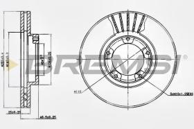 BREMSI CD6703V - DISCOS DE FRENO DEL. DIA.255 VENT. TOYOTA HIACE