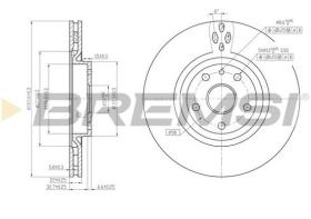 BREMSI CD6797V - DISCOS DE FRENO DEL. DIA.284 VENT. ALFA R GTV