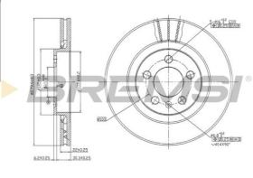 TRW CD6928V - DISCOS DE FRENO DEL. DIA.280 VENT. SEAT LEON