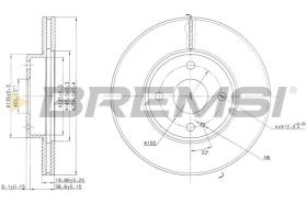 TRW CD6975V - DISCOS DE FRENO DEL. DIA.255 VENT. MAZDA MX 5