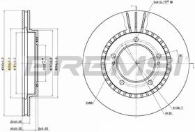 BREMSI CD6979V - DISCOS DE FRENO DEL. DIA.310 VENT. SUZUKI VITAR