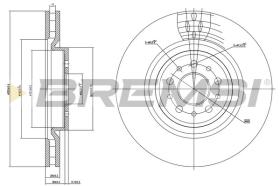 BREMSI CD7001V - DISCOS DE FRENO DEL. DIA.305 VENT. ALFA R 147